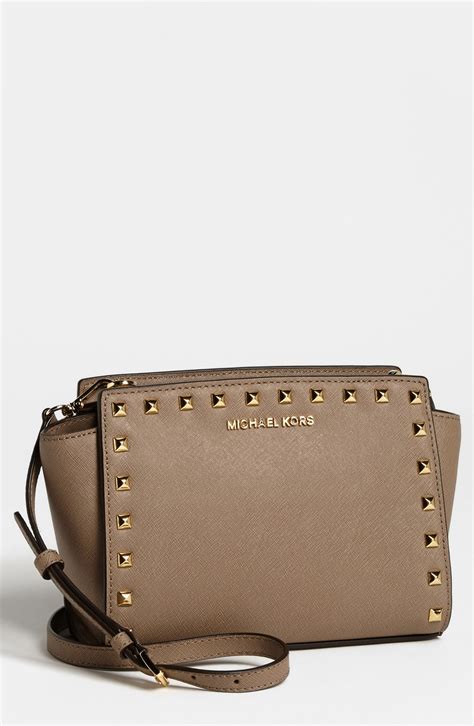 michael michael kors selma studded|Michael Kors selma crossbody.